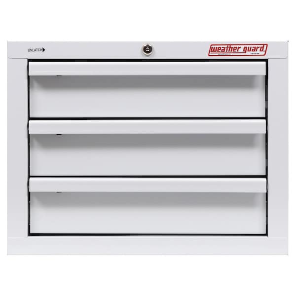 Weather Guard SHELF ACCESSORIES Shelf Mount 21 Inch Width x 17 Inch Height x 16 Inch Depth 3 Drawers 903-3-01 - main
